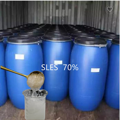 CAS 68585-34-2 Sodium Laureth Ether Sulfate 70% Cleansing Emulsifying  SLES  70